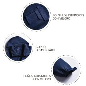 CHAQUETA TÉRMICA PREMIUM OXFORD manga larga MUJER