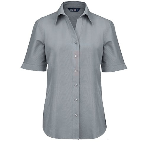 Blusa Oxford Classic Manga Corta 55% Alg 45% Poly