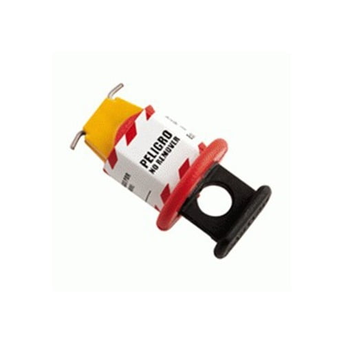 Bloqueo de Breaker Eléctrico Amarillo de 13 mm