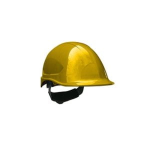 Casco steelpro ABS MTA amarillo con Barbiquejo