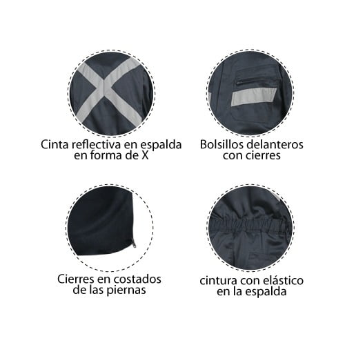Overol Ironsafe con cinta reflectiva
