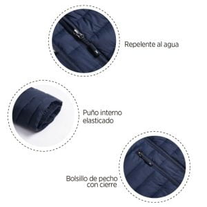Parka térmica Alaska forro chiporro/polar antibacteriano.