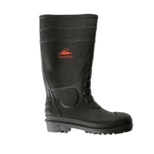 Bota Pvc Darroka Reno, Negra con Punta y Planta