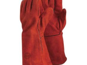 GUANTE SOLDADOR ROJO