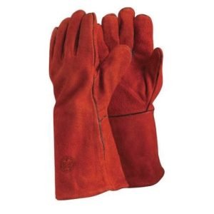 GUANTE SOLDADOR ROJO