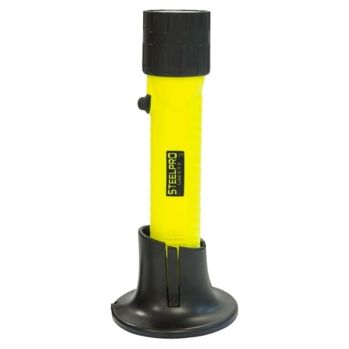 Lámpara Señalización Tráfico Amarillo c/Batería