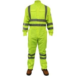 Overol reflectivo amarillo fluor