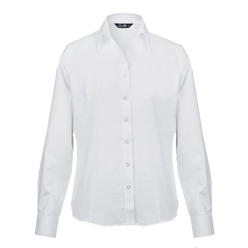 Blusa Oxford Classic Manga Larga 55% Alg 45% Poly