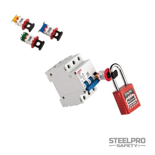 Bloqueo breaker eléctrico