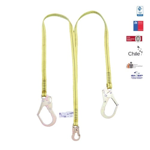 CABO DE VIDA EN Y MOSQUETON ESC KL-8700