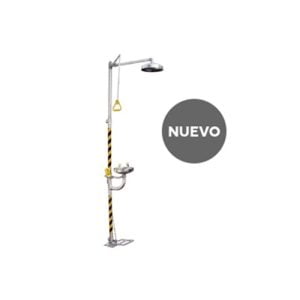Duchas Lava Ojos INOX 316 con Pedal (BD-550A)