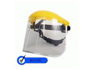 CASQUETE AMARILLO PORTAVISOR CON VISOR 8X16