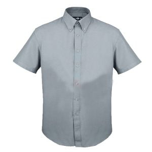 Camisa Oxford Classic Manga Corta 55% Alg 45% Poly