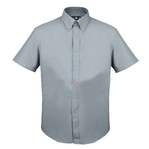Camisa Oxford Classic Manga Corta 55% Alg 45% Poly