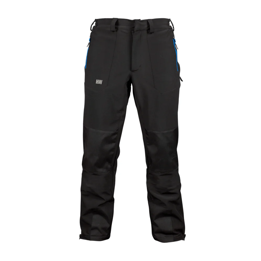 Pantalón HW softshell wolverine antiacido negro/azul